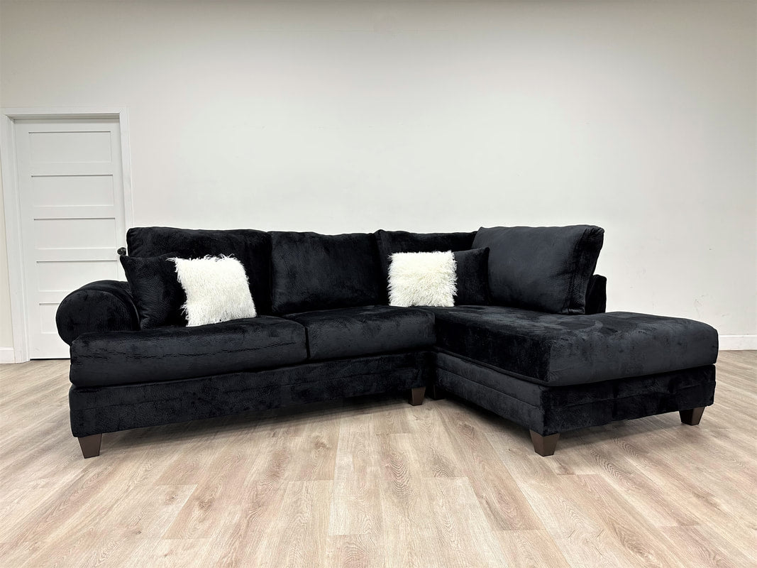 900-Black Sectional ***NEW ARRIVAL***