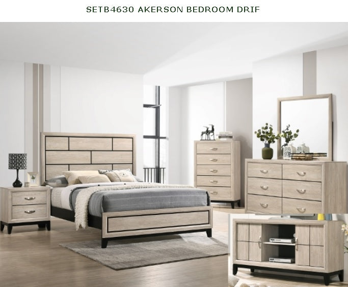 SETB4630 AKERSON BEDROOM DRIF COLLECTION
