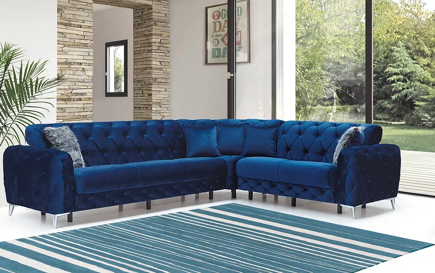 S6401 Ace Sectional (Blue)