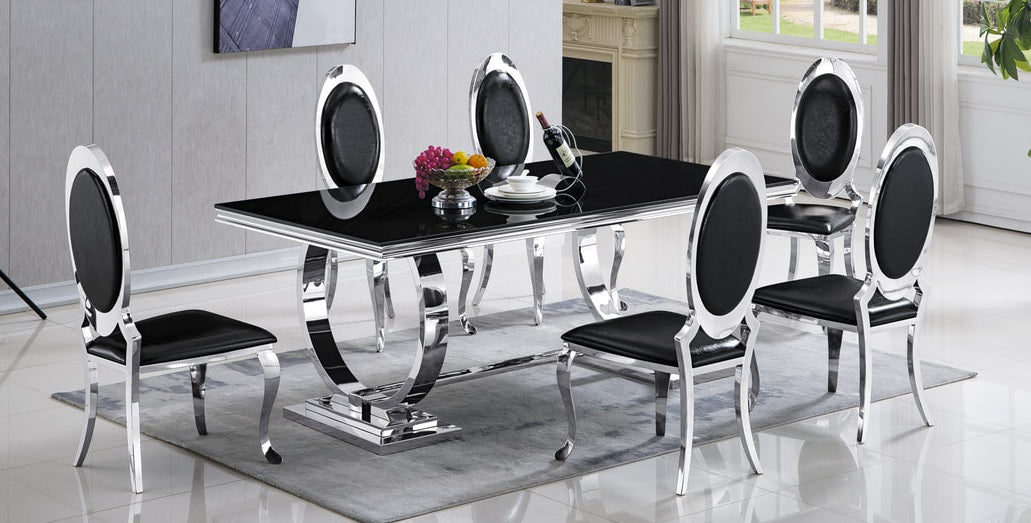 HH D2022 - Dining Table + 6 Chair Set.
