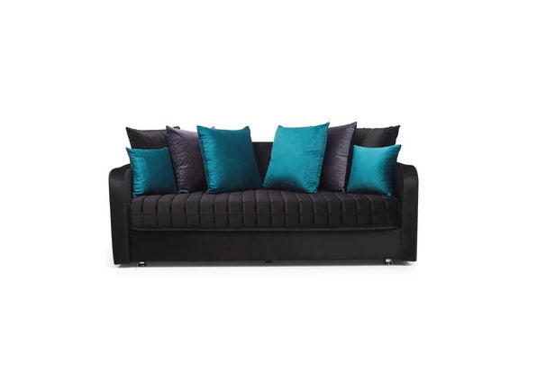 Leptis Black Storage Sofabed Twin Size.New Arrival.