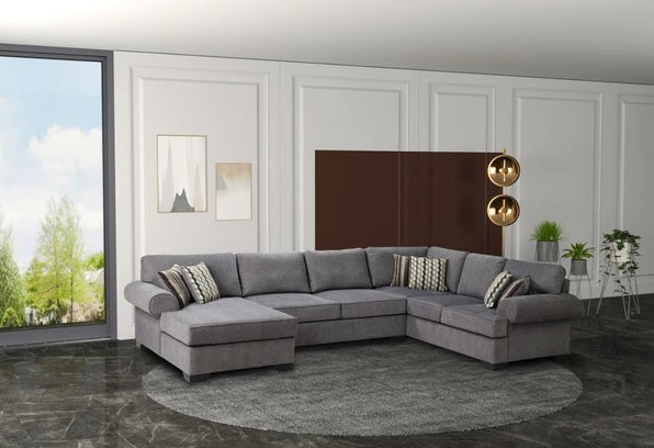 Millwood Pewter LAF Chaise 3PC Sectional