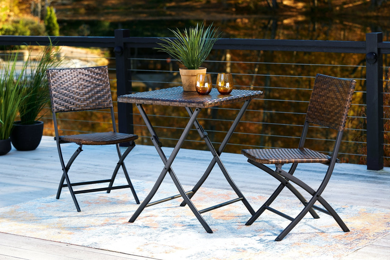 River Abbey Outdoor Table and Chairs (Set of 3)