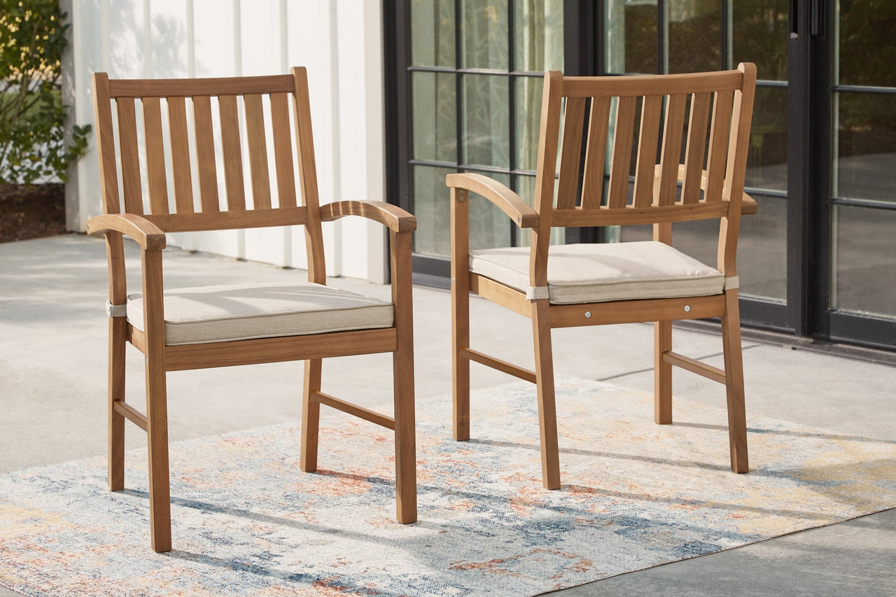 Janiyah Outdoor Dining Arm Chair (Set of 2) image