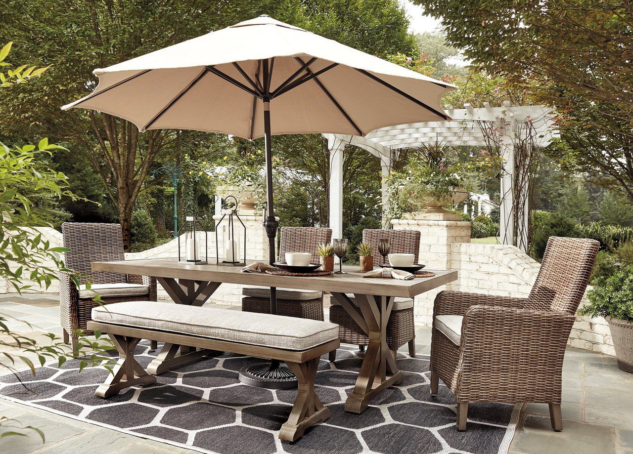 Beachcroft Dining Table with Umbrella Option image
