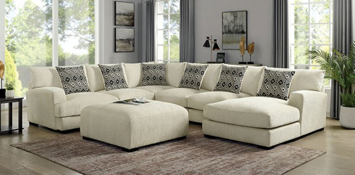 KAYLEE U-SECTIONAL W/ RIGHT CHAISE
