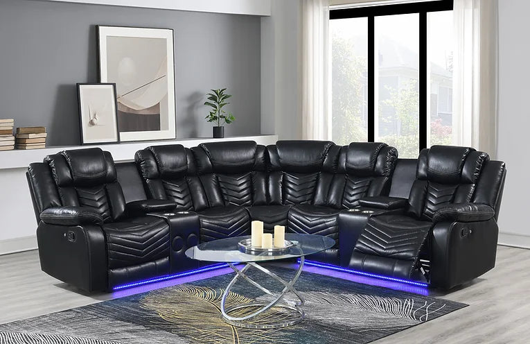 S2021 Lucky Charm Sectional (Black)
