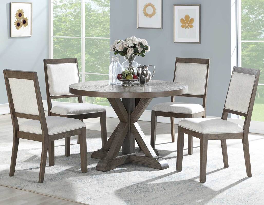MY400 Molly - Round Table + 4 Chairs Set
